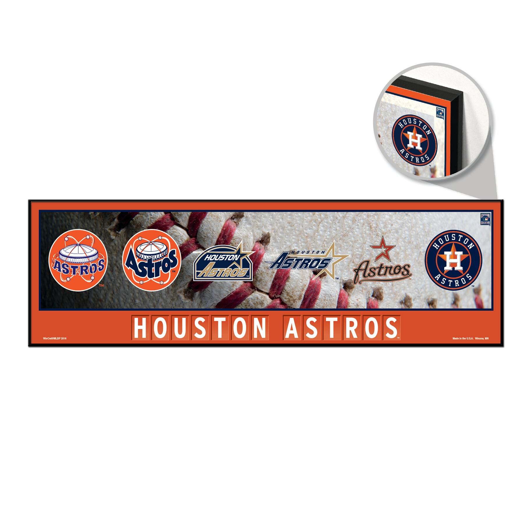 Houston Astros Wood Sign 9x30 Evolution Wall Art Decor - ToylandEU