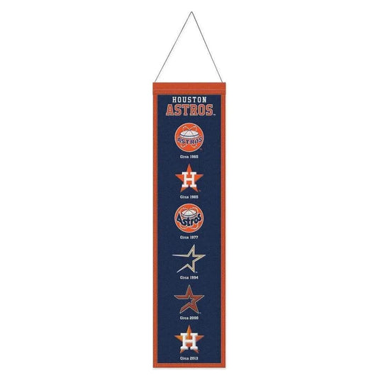  Houston Astros Wool Banner 8x32 Heritage Evolution Design -  ToylandEU™