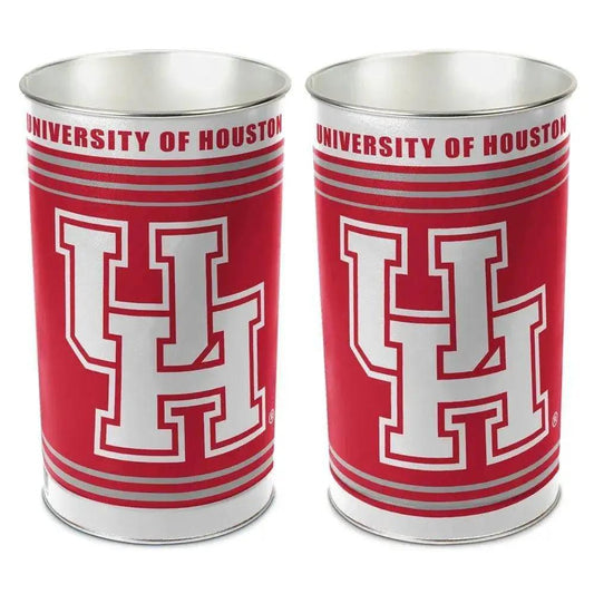  Houston Cougars Metal Wastebasket 15 Inch Wincraft -  ToylandEU™