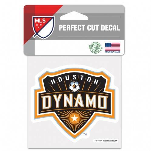 Houston Dynamo 4x4 Perfect Cut Color Decal Outdoor Vinyl - ToylandEU