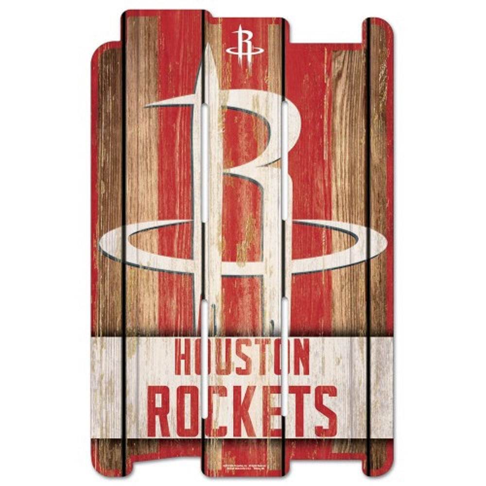 Houston Rockets 11x17 Wood Fence Style Sign Special Order - ToylandEU