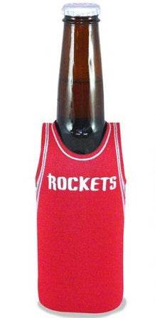 Houston Rockets Bottle Jersey Holder Red Neoprene Sleeve - ToylandEU