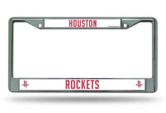 Houston Rockets Chrome License Plate Frame Special Order - ToylandEU