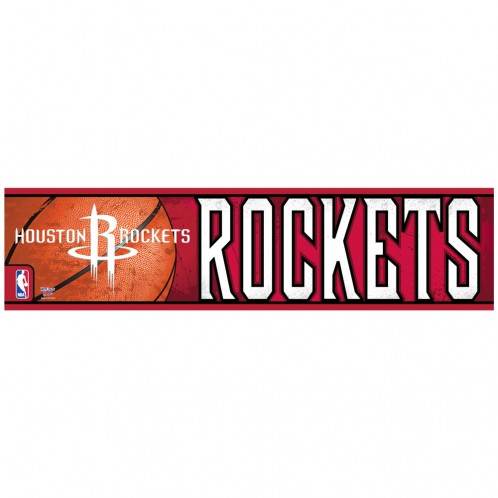 Houston Rockets Decal 3x12 Bumper Strip Self Adhesive - ToylandEU
