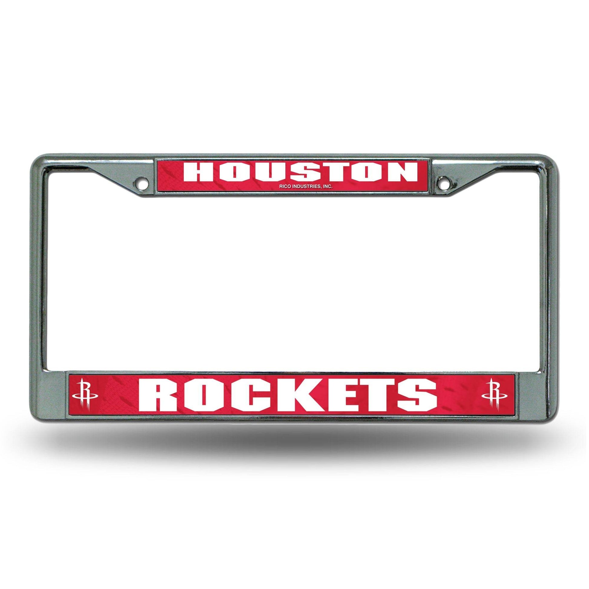 Houston Rockets License Plate Frame Chrome Printed Insert - ToylandEU