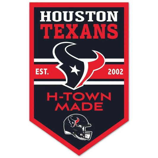  Houston Texans 11x17 Wood Chevron Sign Wall Decor Game Room -  ToylandEU™