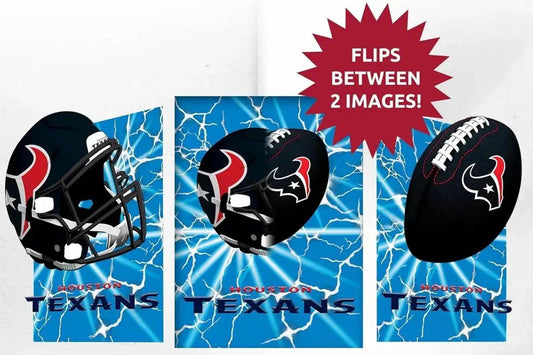  Houston Texans 3D Art Print 12x16 Lightning Flip Wall Art -  ToylandEU™