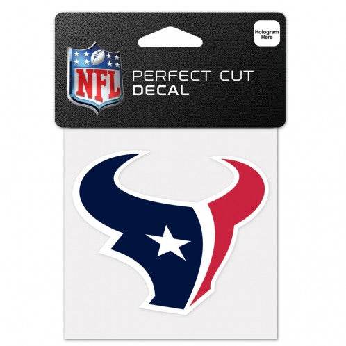 Houston Texans 4x4 Perfect Cut Color Decal Outdoor Vinyl - ToylandEU