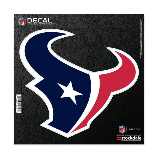 Houston Texans All Surface 6x6 Vinyl Decal Logo Team Pride - ToylandEU