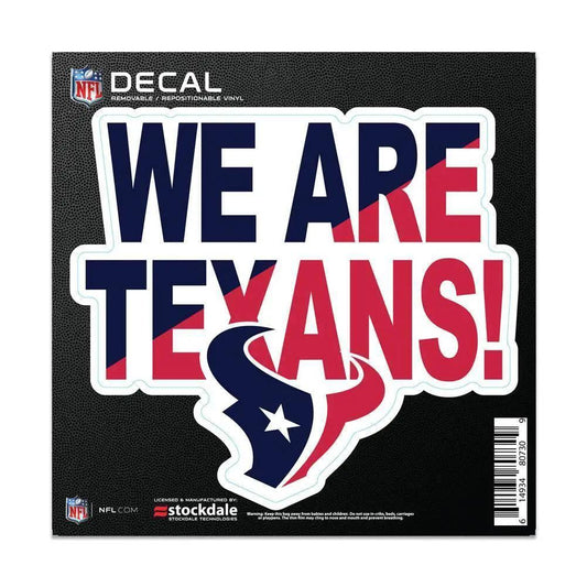  Houston Texans All Surface Vinyl Decal 6x6 Slogan Sticker -  ToylandEU™