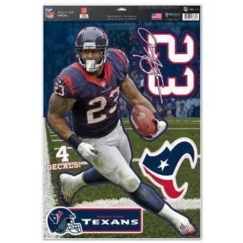  Houston Texans Arian Foster Decal 11x17 Multi Use -  ToylandEU™