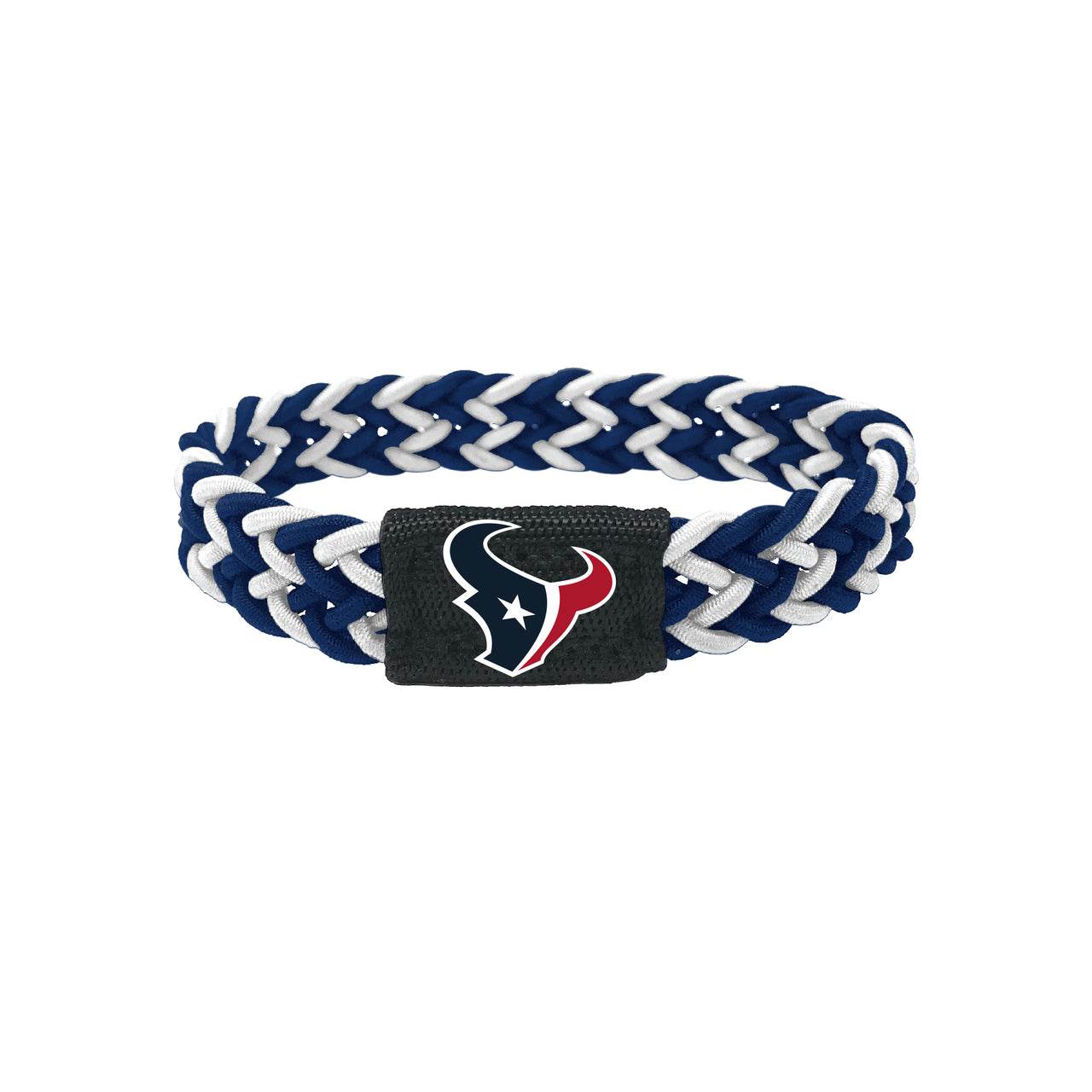 Houston Texans Braided Bracelet Navy and White Official - ToylandEU