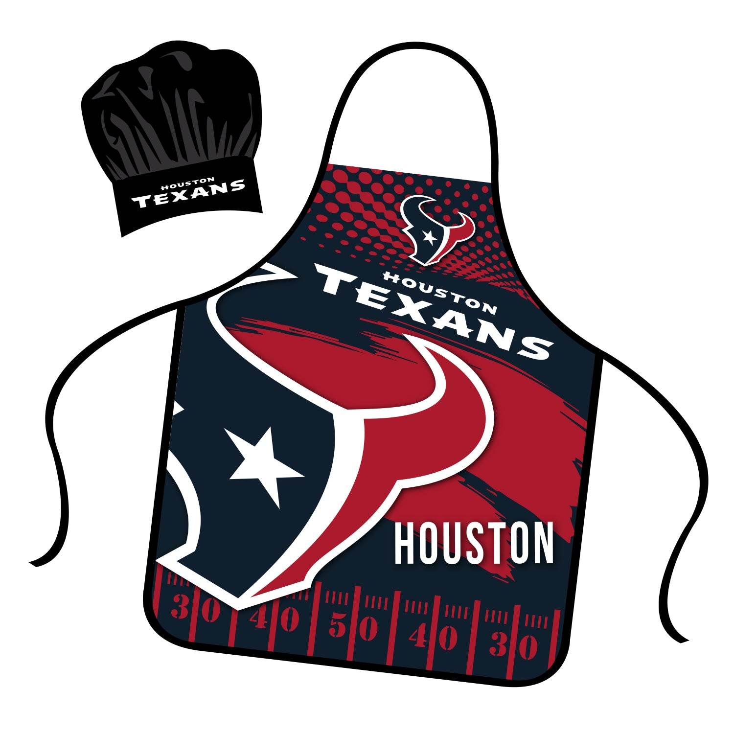 Houston Texans Chef Hat And Apron Set Mojo Licensing - ToylandEU