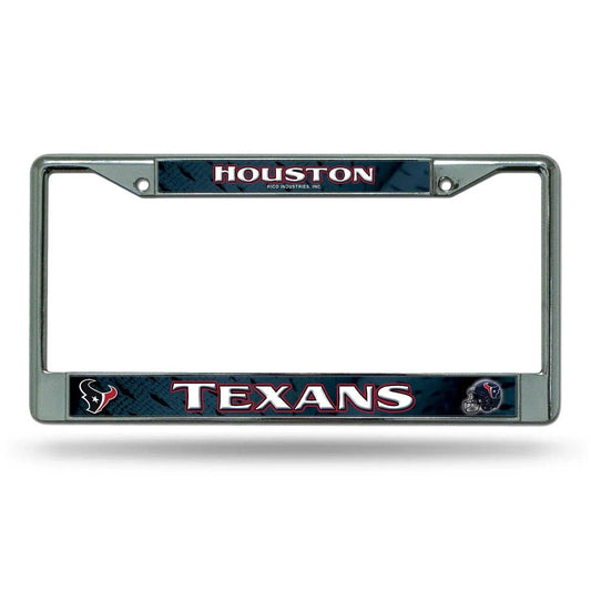  Houston Texans Chrome License Plate Frame Printed Insert -  ToylandEU™