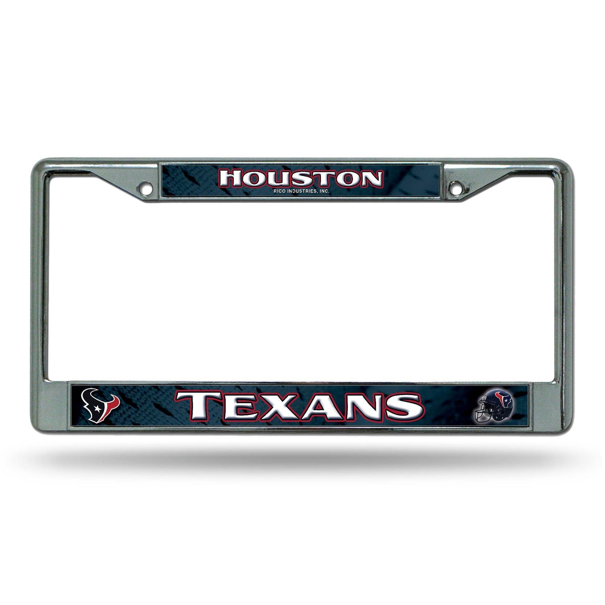 Houston Texans Chrome License Plate Frame Printed Insert - ToylandEU