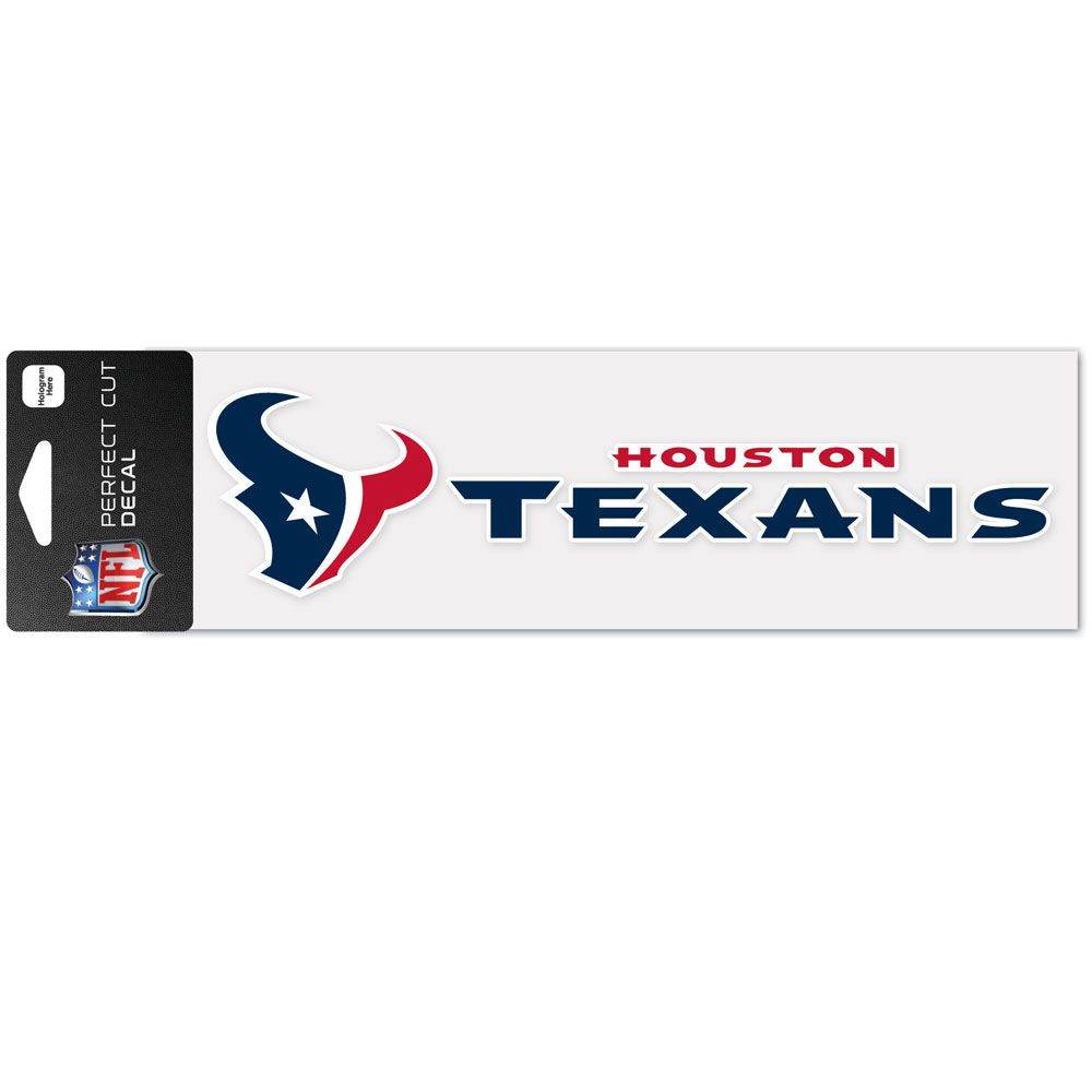 Houston Texans Decal 3x10 Wordmark Color Outdoor Vinyl - ToylandEU