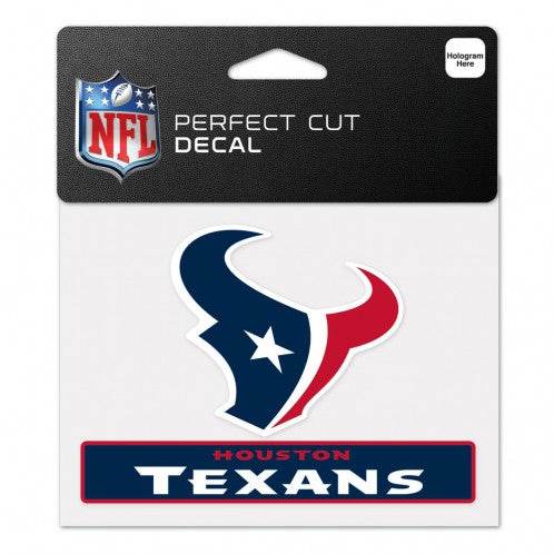 Houston Texans Decal Perfect Cut 4.5x5.75 Special Order - ToylandEU