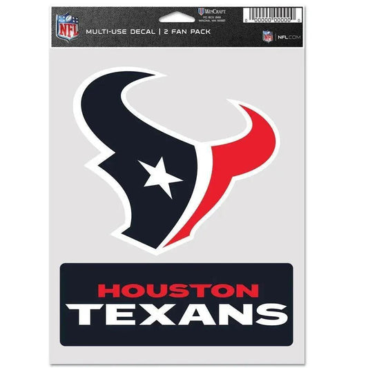  Houston Texans Decals Multi Use Fan Pack 2 Licensed Gear -  ToylandEU™
