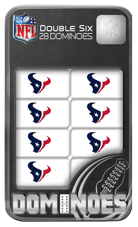 Houston Texans Dominoes Set With Tin Box 28 Resin Dominoes - ToylandEU