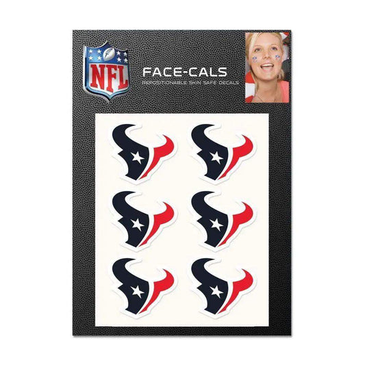  Houston Texans Face Tattoo Decals Waterless Peel And Stick -  ToylandEU™
