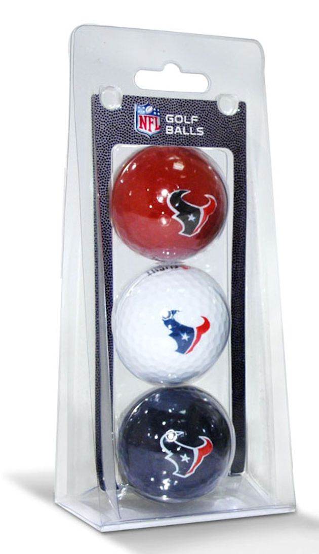 Houston Texans Golf Balls Three Pack Special Order - ToylandEU