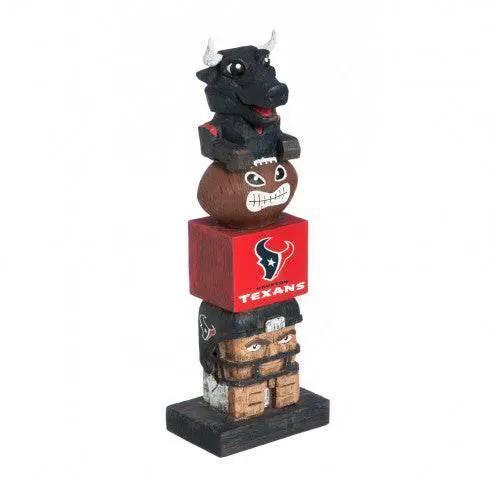  Houston Texans Handpainted Tiki Totem Garden Decor Gameday -  ToylandEU™