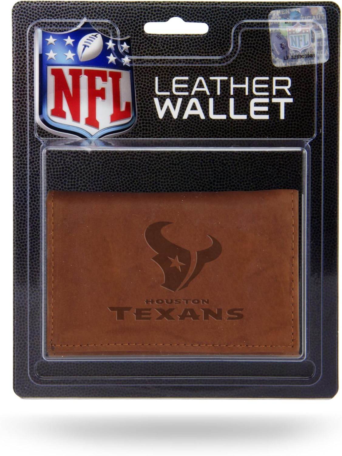 Houston Texans Leather Trifold Wallet Embossed Official - ToylandEU