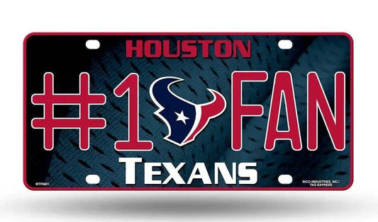  Houston Texans License Plate #1 Fan -  ToylandEU™