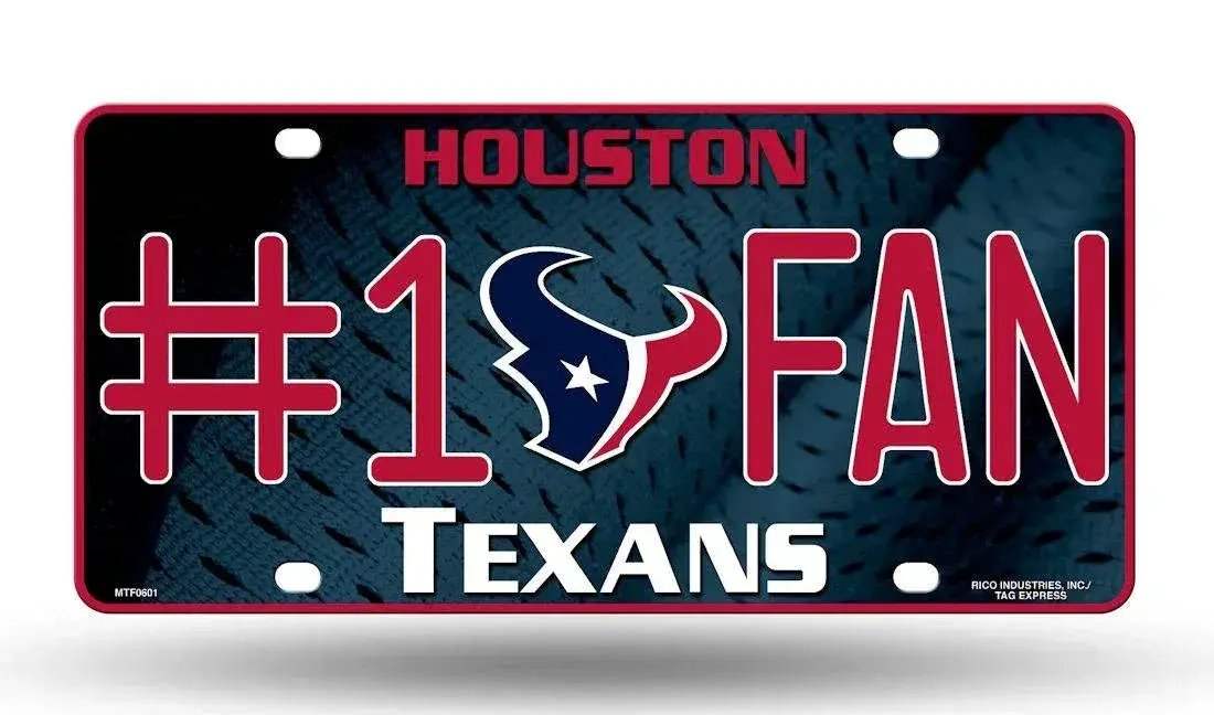  Houston Texans License Plate #1 Fan -  ToylandEU™