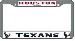  Houston Texans License Plate Frame Chrome -  ToylandEU™