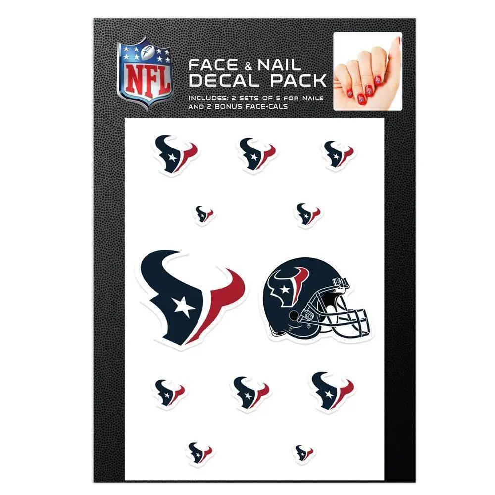  Houston Texans Nail Cals and FaceCals Waterless Decals Set -  ToylandEU™