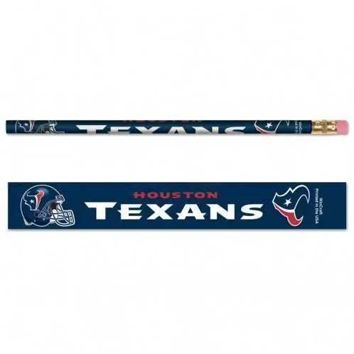  Houston Texans Pencils Six Pack Officially Licensed NFL -  ToylandEU™