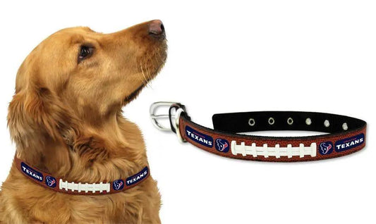  Houston Texans Pet Collar Leather Size Medium CO -  ToylandEU™
