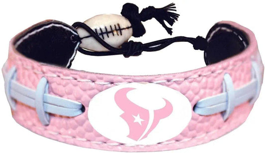  Houston Texans Pink Leather Bracelet With Ceramic Bead -  ToylandEU™