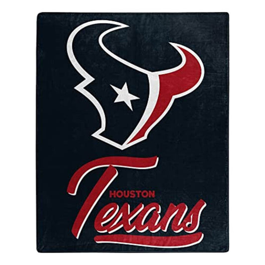 Houston Texans Raschel Signature Design Blanket 50x60 - ToylandEU