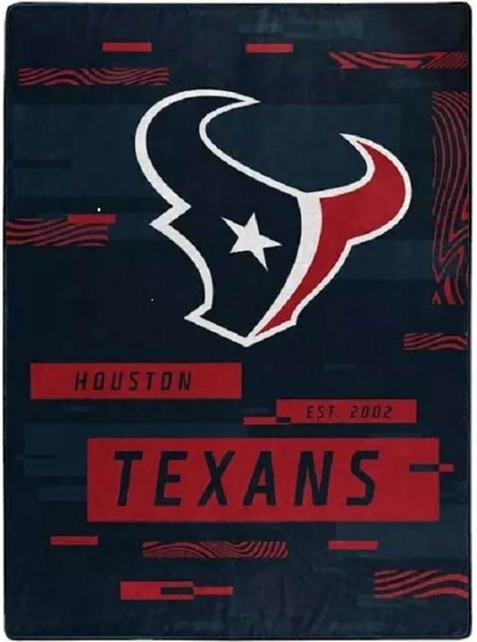 Houston Texans Raschel Throw Blanket 60x80 Digitize Design - ToylandEU