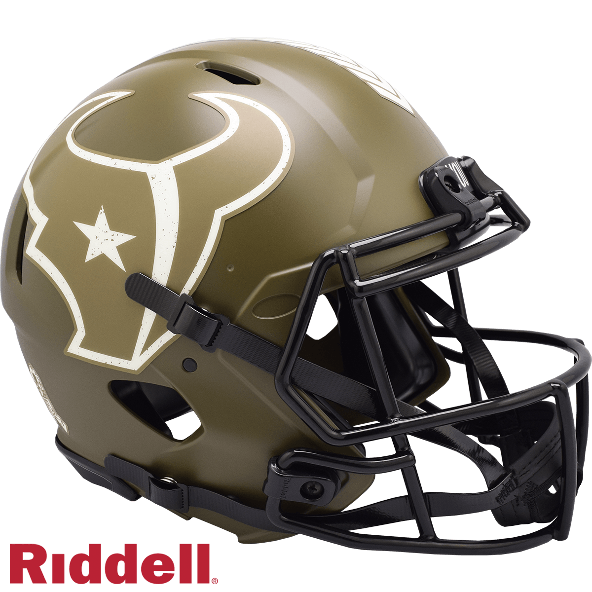 Houston Texans Riddell Authentic Salute To Service Helmet - ToylandEU