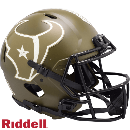 Houston Texans Riddell Authentic Salute To Service Helmet - ToylandEU