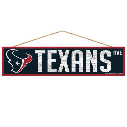 Houston Texans Sign 4x17 Wood Avenue Design Wincraft - ToylandEU