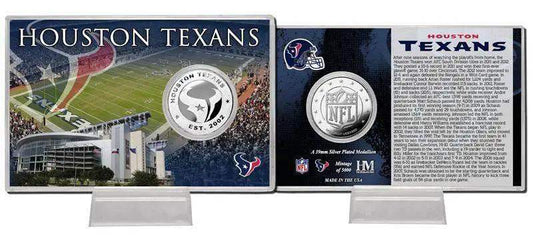  Houston Texans Silver Coin Card -  ToylandEU™