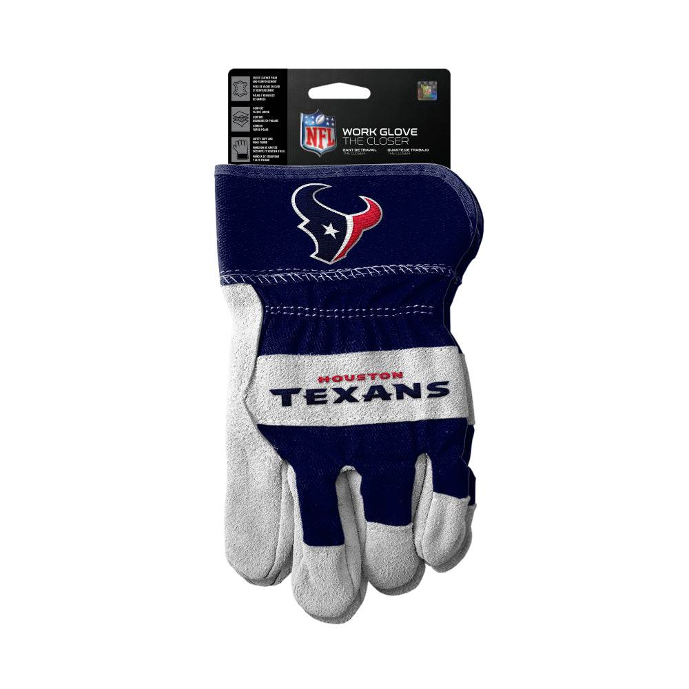 Houston Texans The Closer Work Gloves by Sports Vault - ToylandEU