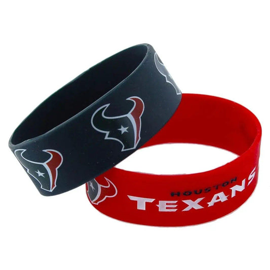  Houston Texans Wide Bracelets Two Pack Licensed Aminco -  ToylandEU™