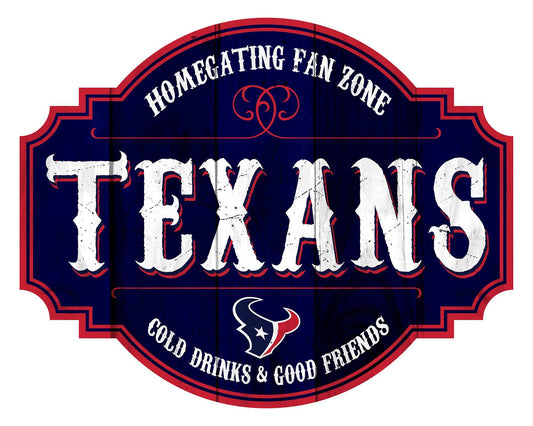 Houston Texans Wood Sign 12 Inch Homegating Tavern Decor - ToylandEU