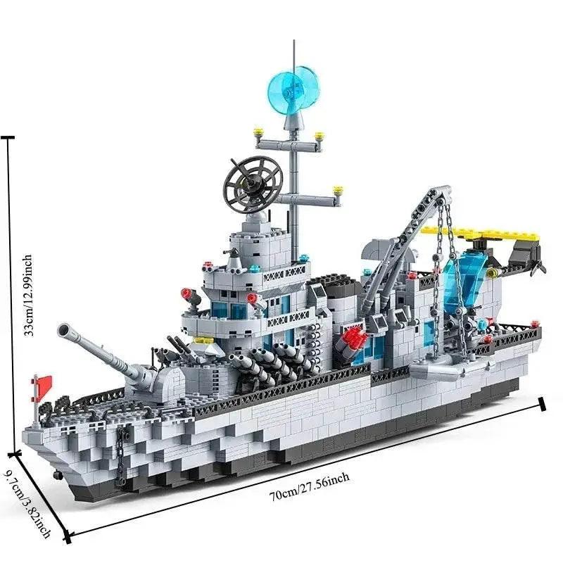  Huge Size 1560PCS Navy War Ship Building Blocks Set -  ToylandEU™