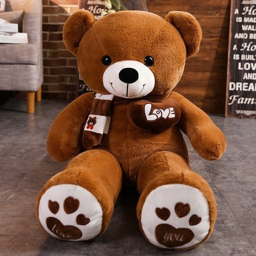 Huggable High Quality 4 Colors Teddy Bear With Scarf Stuffed Animals ToylandEU.com Toyland EU