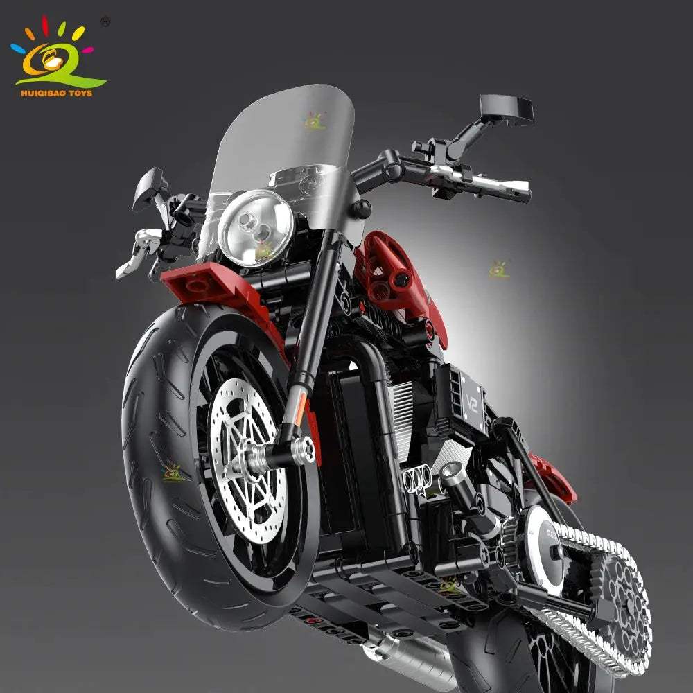  Huiqibao Motorbike Building Blocks City Racer Unisex -  ToylandEU™