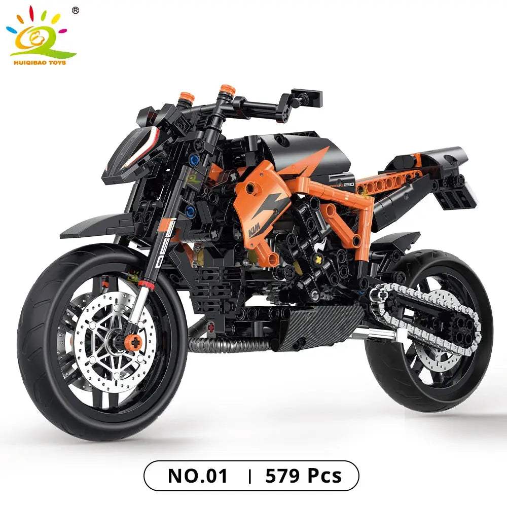  Huiqibao Motorbike Building Blocks City Racer Unisex -  ToylandEU™