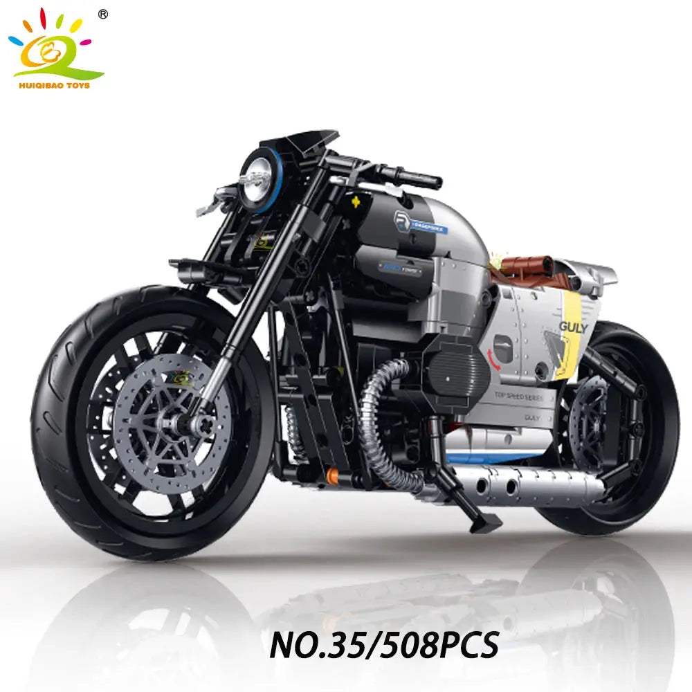  Huiqibao Motorbike Building Blocks City Racer Unisex -  ToylandEU™