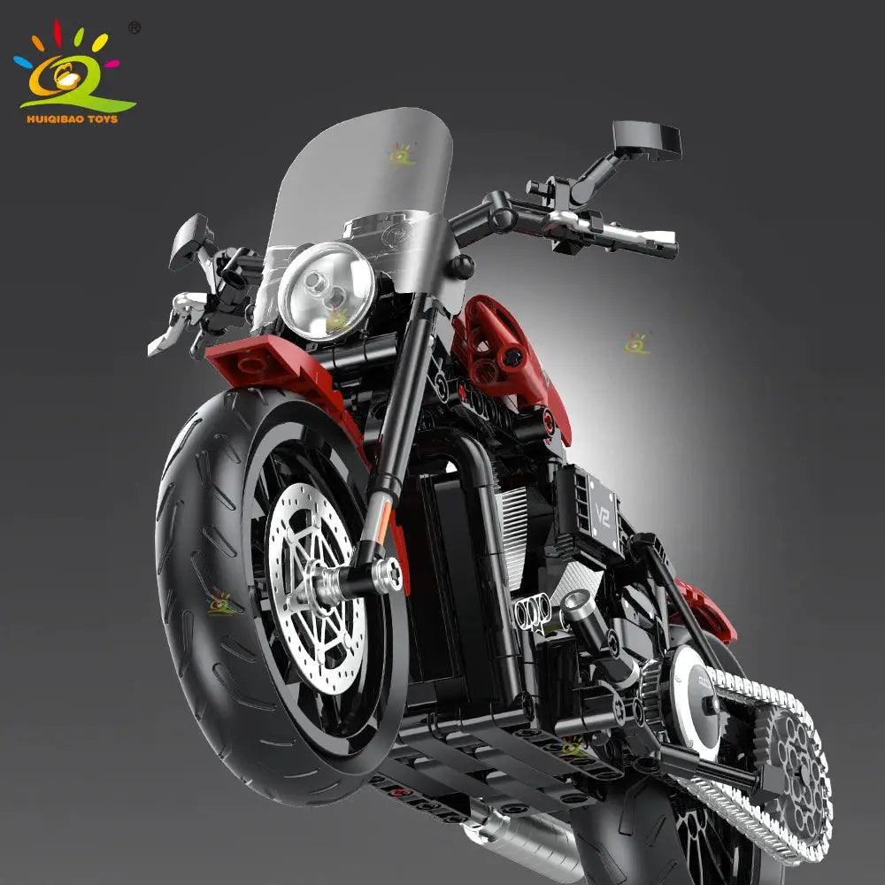  Huiqibao Motorbike Building Blocks City Racer Unisex -  ToylandEU™
