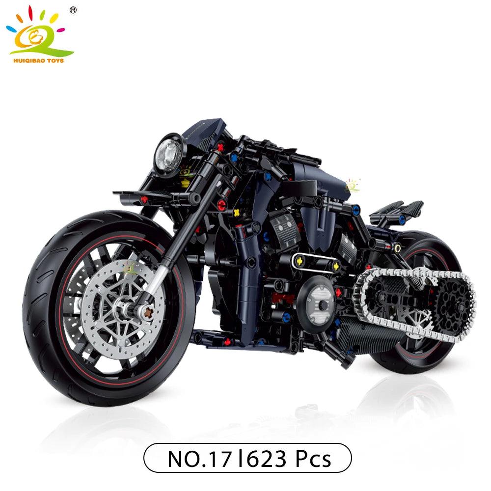  Huiqibao Motorbike Building Blocks City Racer Unisex -  ToylandEU™